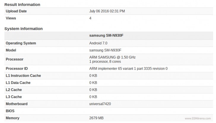 Samsung is now testing Galaxy Note7 prototypes running Android 7.0 Nougat