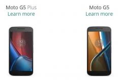 Purported Motorola Moto G5 and G5 Plus images and specs leak, launch date tipped as well