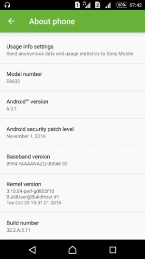 November security patch rolling out for Xperia Z5 and Xperia Z3+