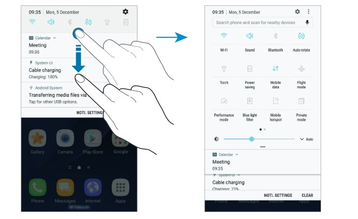 Samsung begins seeding Nougat to a small batch of Galaxy S7 units
