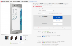 Sony Xperia XZ can be had for $430