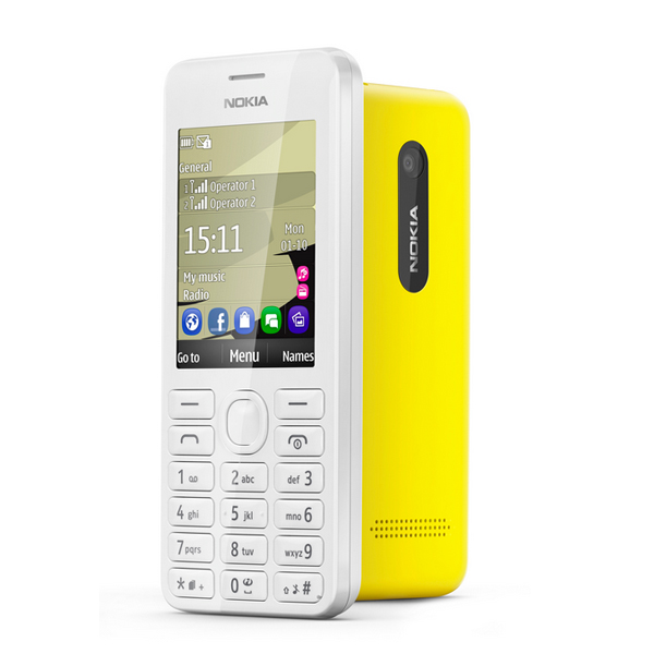 Nokia 206 2060 MP3 1.3MP Camera Dual SIM Support Memory ...